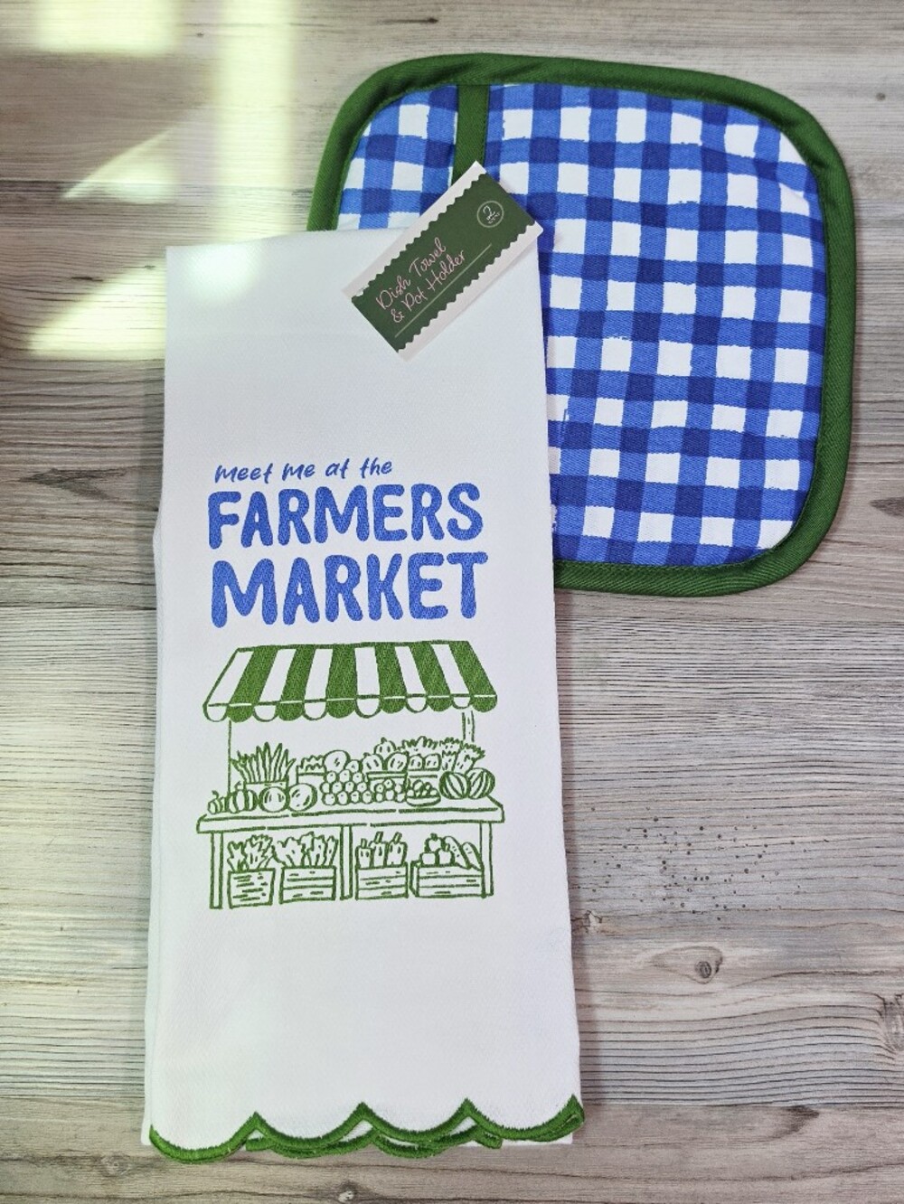 Target Bullseye Summer 2026 Dish Towel & Potholder Set - Farmers Market